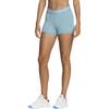 Nike Pro Letter Elastic Mid Waist Slim Fit Three Quarter Sports Shorts Women Shorts Denim-Blue CZ9857-464