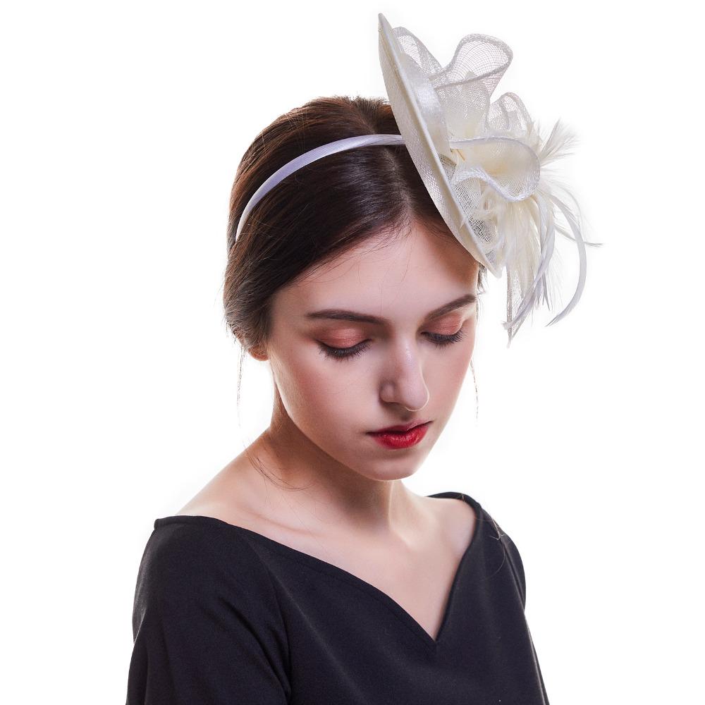 WELROG Wedding Fascinator Cocktail Hats 