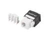 Keystone Modul Lanberg RJ45 Buchse -> LSA werkzeuglos UTP Kat.6 180° für Aufputzdose