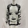 European and American Autumn and Winter Men's and Women's Manga Personalized Street Round Neck Knitted Sweater