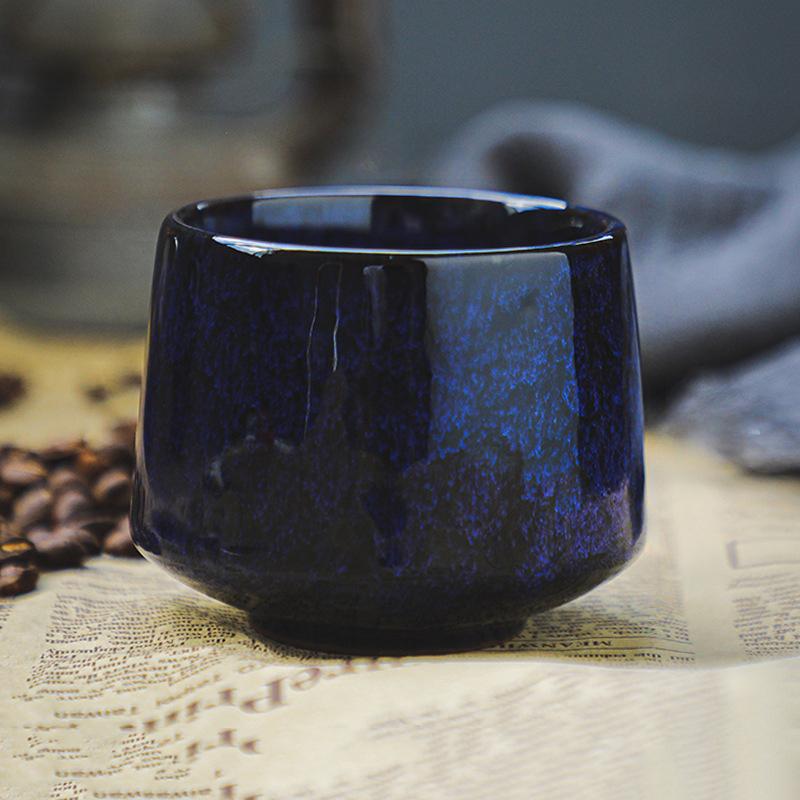 120ml Horký prodej High-end Speciální Unikátní La Hua Keramický Kávový Šálek Vintage Porcelán Glazovaný Kung Fu Hrnky Pro Domov a Kancelář