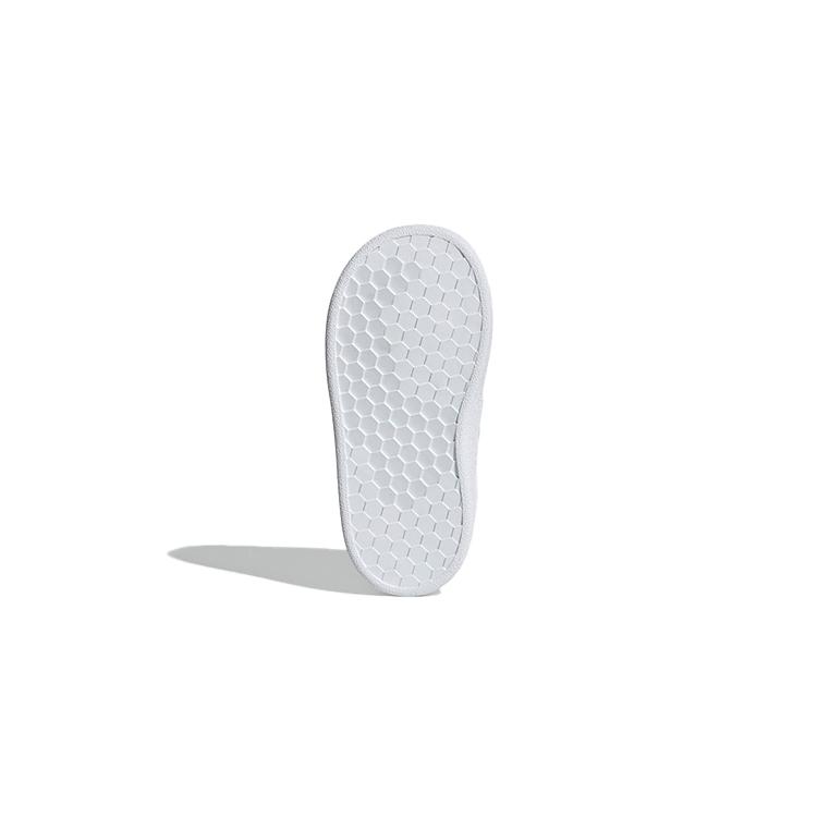 Adidas Neo GRAND COURT Low top Skateboard Shoes White Pink Infant And Toddler EF0115