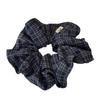 Korean Style High-End Plaid Hair Tie for Women - Versatile Hair Rope for Low Ponytails and Buns