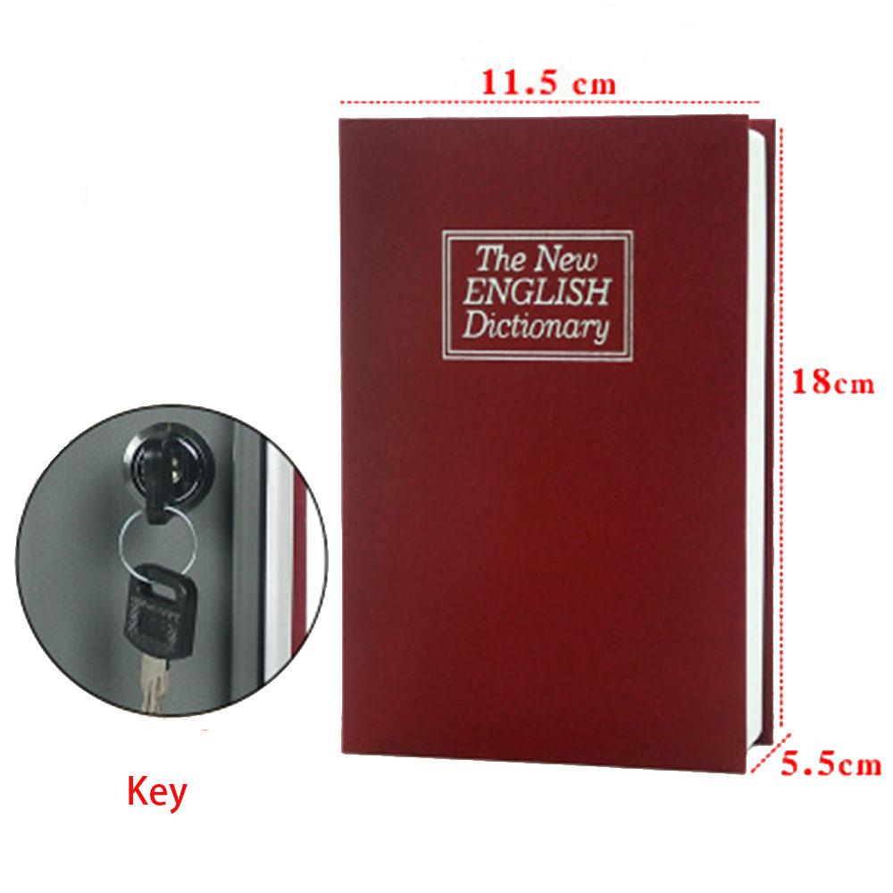 Book-Shaped Security Safe Box - Secret Storage for Money & Jewelry