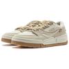Li Ning 001 Btc Premium Versatile Retro Skate Shoes Non-Slip Shock Absorption Durable Support Low-Top Women Skate Shoes Fog-Khaki AGCU036-1