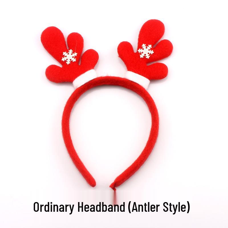 Individually Packaged Christmas Glowing Antler Headband for Holiday Parties