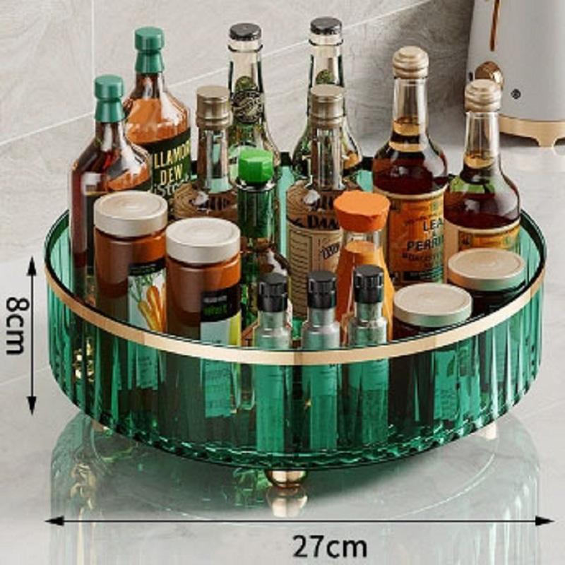 Obrotowa taca na przyprawy, szafka spiżarniana, obrotowy stół z podstawą, pojemnik do przechowywania, organizer kuchenny na przyprawy, pudełko do przechowywania kosmetyków