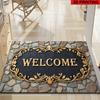 1Pcs Anti Fatigue Kitchen Rugs,  Vintage Golden Print Waterproof Non-Slip Thick Cushioned Kitchen Mat Heavy Duty Comfort Standing Mat for Kitchen