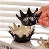 Creative Crown Jewelry Storage Dish: Small Desktop Ornament & Photography Prop