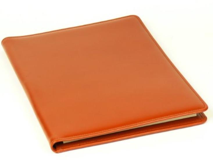 Genuine Leather Report Pad Holder Made In Japan Leather Report A4 Size - - Holder, (Brown)