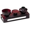 Kyoto Buddhist Altar Hayashi Buddhist Altar Accessories, Informal Buddhist Table, 6.5 Inches, Black (Inner Red), Size: Depth 7.5 X Width 19.5 X