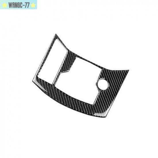 Carbon Fiber Console Gear Shift Panel Frame Cover For Mazda CX-5 CX5 2017-18 New