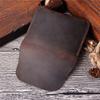 Porte-cartes bancaires ID rétro fait main Ultra-fin Compact Cartes de crédit Étui Pochette en cuir Crazy Horse