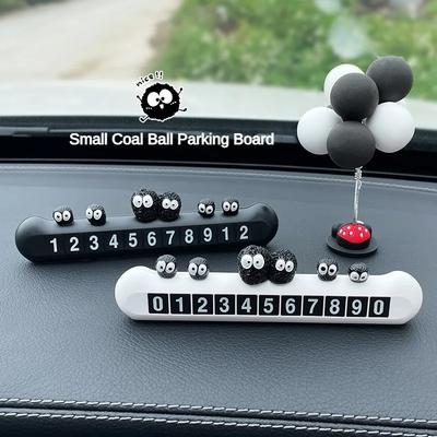 Interesting Car Temporary Parking Number Plate, Creative Briquettes, Cute Moving Car Display Plate, Car Interior Decoration