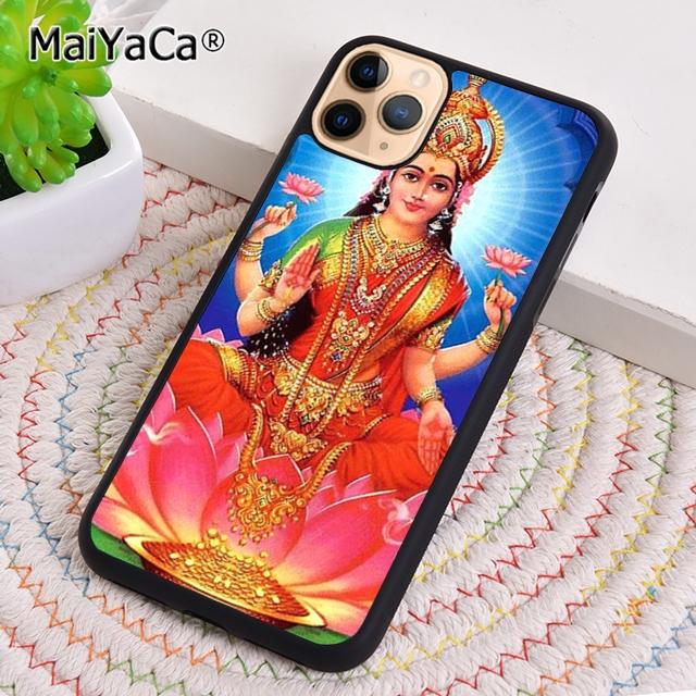 MaiYaCa Lakshmi Hindu Goddess Phone Case Cover For iPhone 17 Air 13 14 16 16e 15 pro max plus 11 12 shell  coque