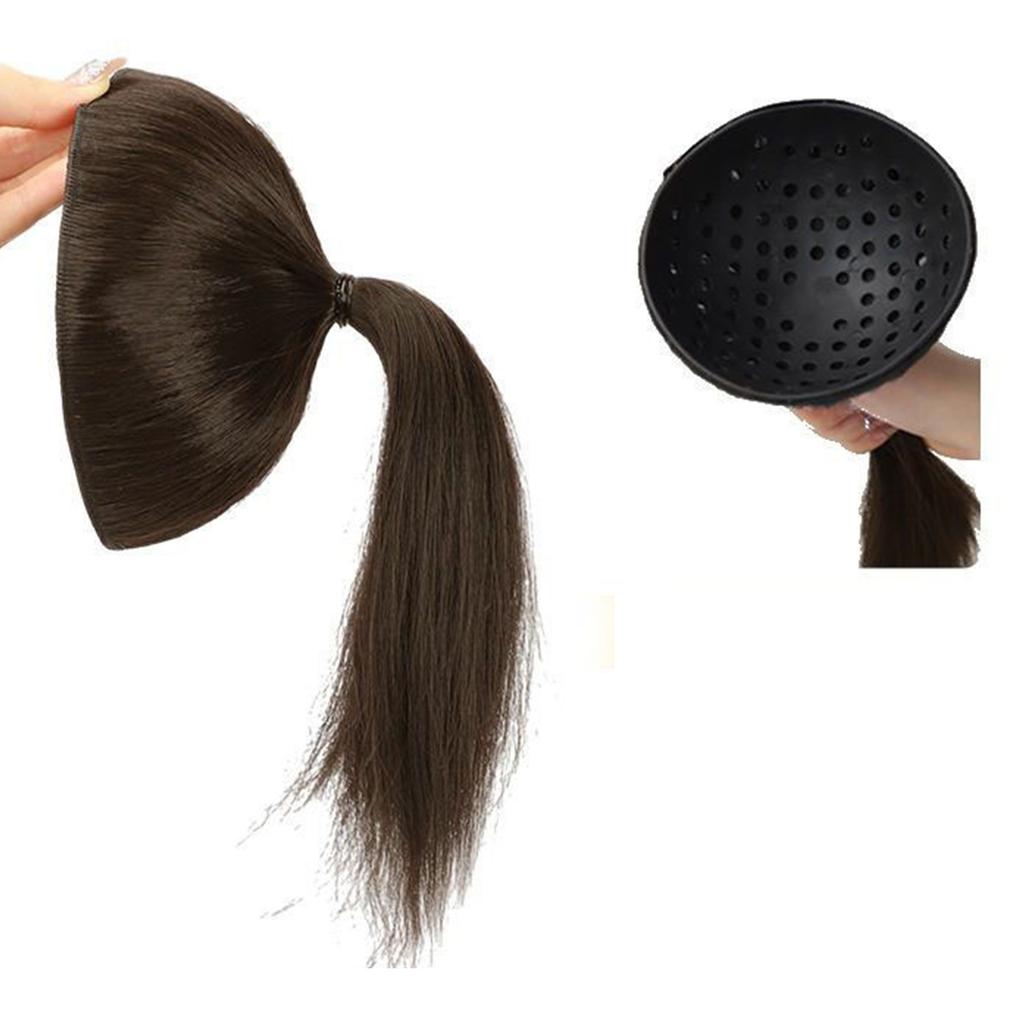 Instantly Thicken Hair Back of Head Hair Bun Extension for Thinning Hair for Anyone Seeking Immediate Results Woman