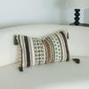 Bohemia Dark Green Throw Pillowcase Cojines Vintage Cotton and Linen Sofa Cushion Cover Headboard Pillow Covers 30x50/45x45cm
