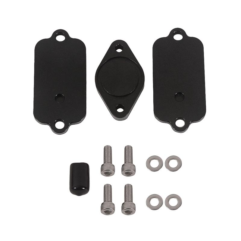 For SUZUKI SV650 SV 650 2003 2004 2005 2006 Aluminum Smog Block Off Plates Cover Fit Motorcycle Accessories Black