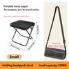 Folding Chair with Mesh Bag Crossbody Bag Outdoor Supplies with Storage Bag Oxford Fabric Waterproof Convenient To Carry