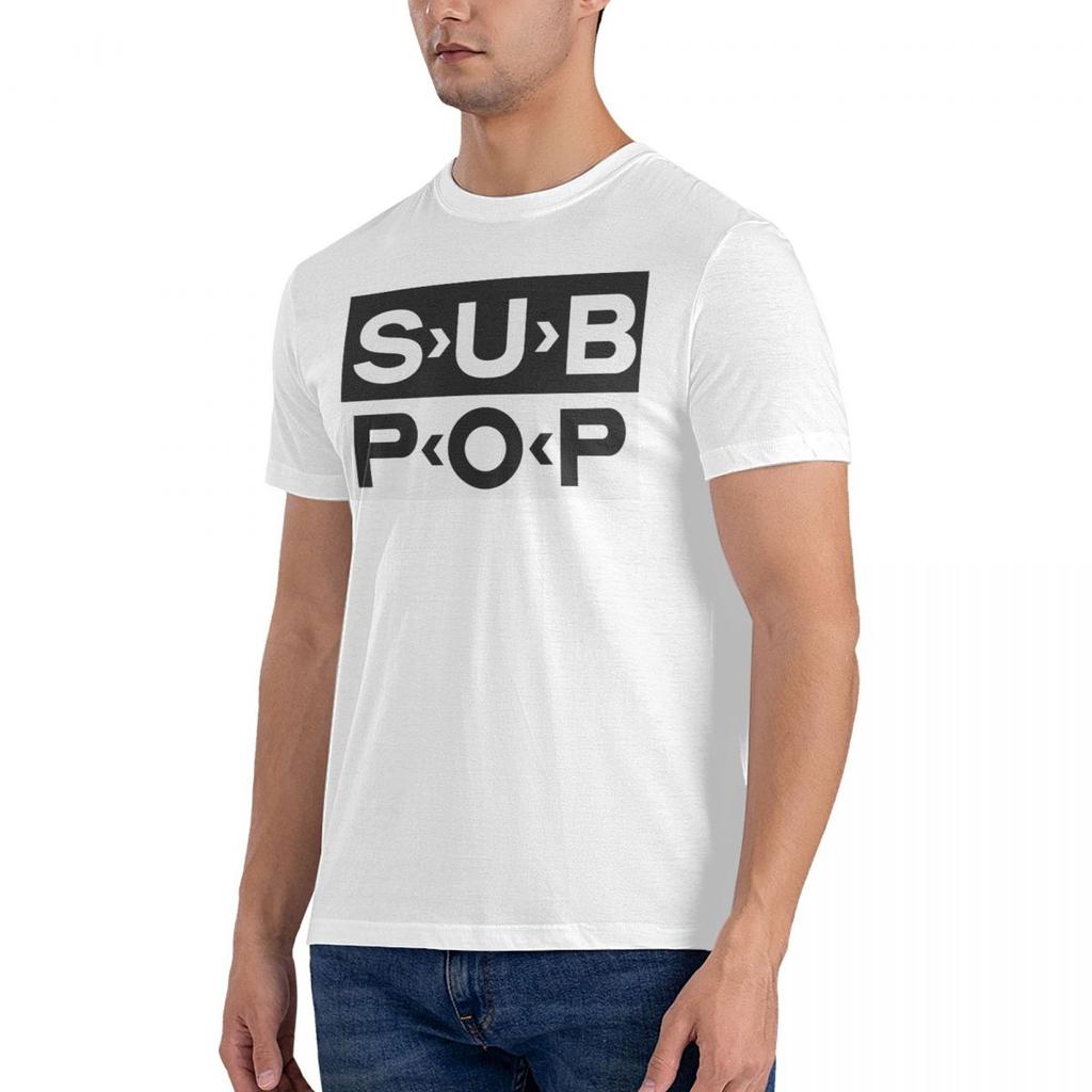 2024 Kreativní grafické SUB POP Tištěné Ležérní Volné Harajuku Unisex Tričko Pro Muže Přizpůsobitelná Anime Vzorová trička Y2K