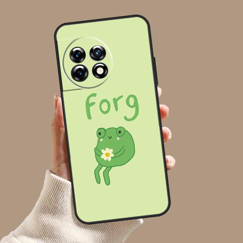 Frog Skateboard Cute Kawaii Case For OnePlus Nord 5 CE 3 4 Lite N20 N30 OnePlus 15 13 12 11 8 9 10 Pro 10T 13T 13R Cover