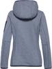 Куртка CMP Woman Fleece Jacket Fix Hood (3H19826) Женская плотная флисовая куртка Knit-Tech в пестрых тонах с капюшоном (3H19826) b.blue/bianco