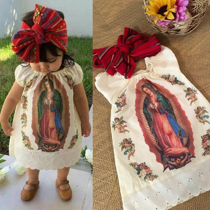 Vestuario Vestidos De NiÃ±a De La Virgen De Guadalupe Vestido
