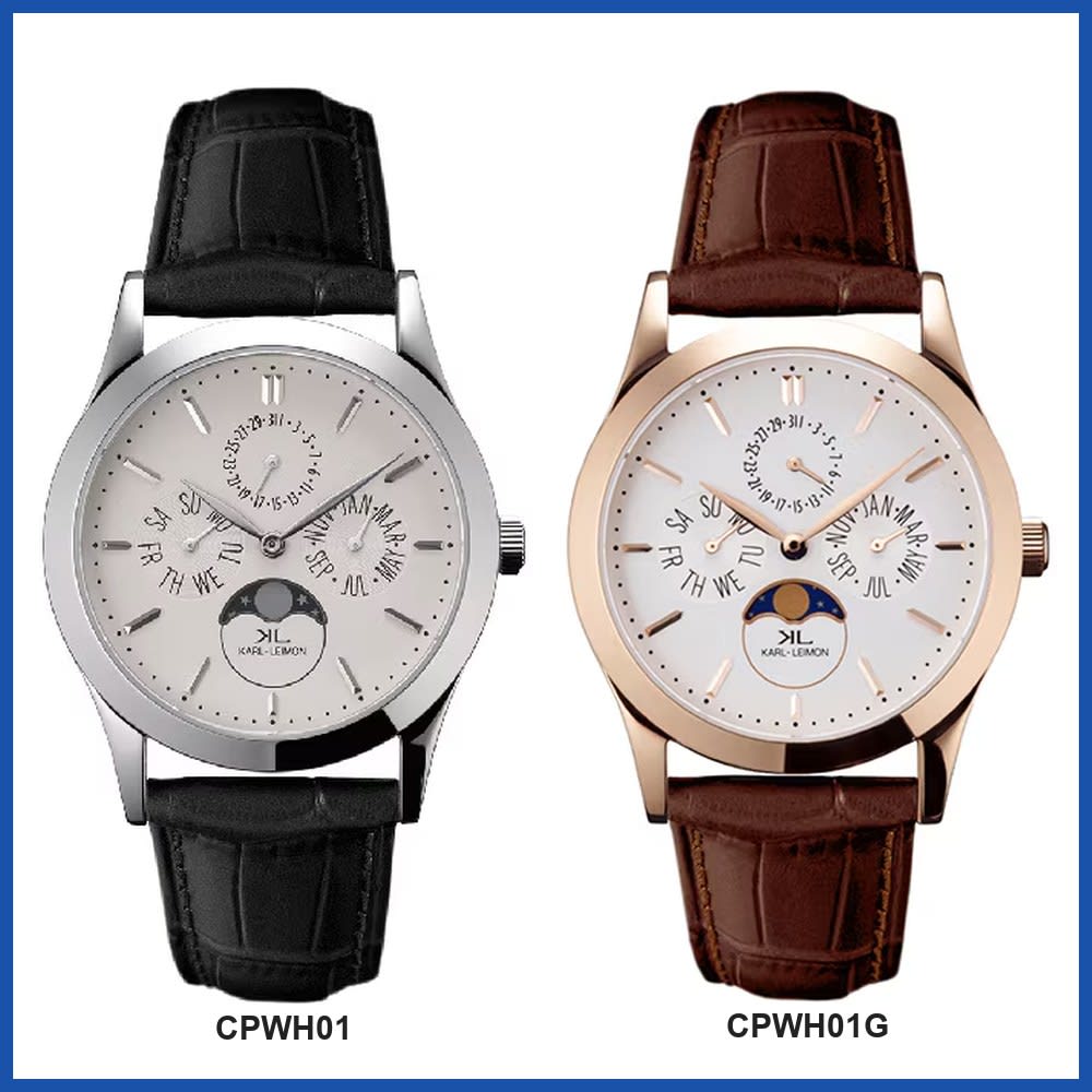 KARL-LEIMON CPWH Series Unisex Wrist Watch CPWH01 CPWH01G Gift Casual Business Sports Student