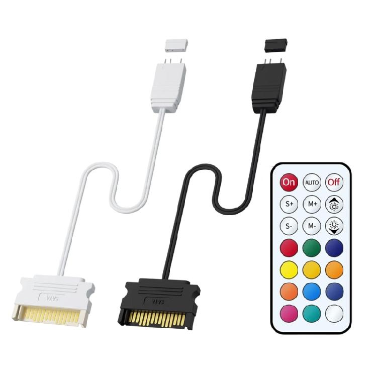 15Pin Power Computer Lighting Converter Supporting 10+ Color Effects via Remote Operation