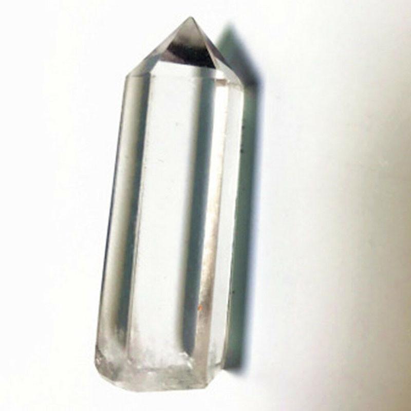 Natural Clear White Quartz Crystal Point Healing Wand Unique Mineral Specimen Ornament For Spiritual Growth And Health