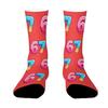 67 Meme Casual Socks Ice Cream 6 7 Crew Socks Funny Donut Six Seven Socks Gifts for Women Men Family Friends