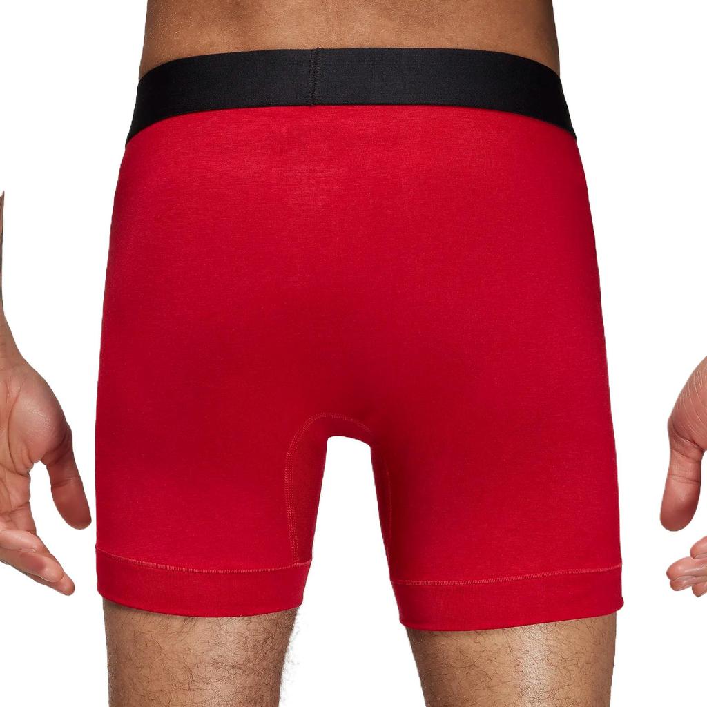 Jordan Flight Modal Comfortable Soft Breathable Boxer Briefs 3-Pack Men Underwear Red JM0621-R78