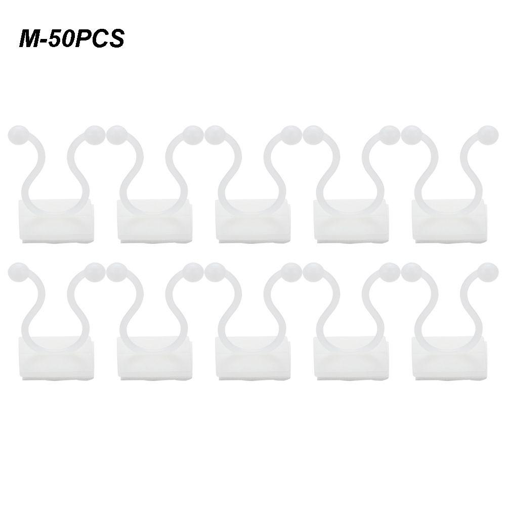 10/50PCS Invisible Plants Holder Climbing Greenhouse Bracket Rattan Clamp Wall Vines Plant Clip