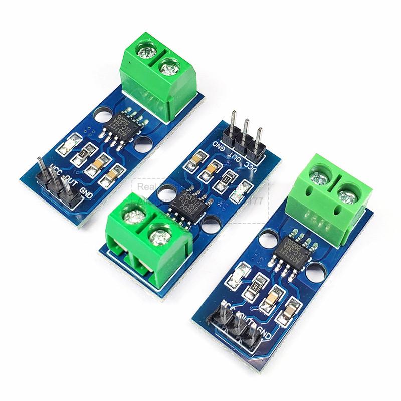 ACS712 Hall Current Sensor Module 5A 20A 30A Current Detection Board Module Hall Sensors 5V