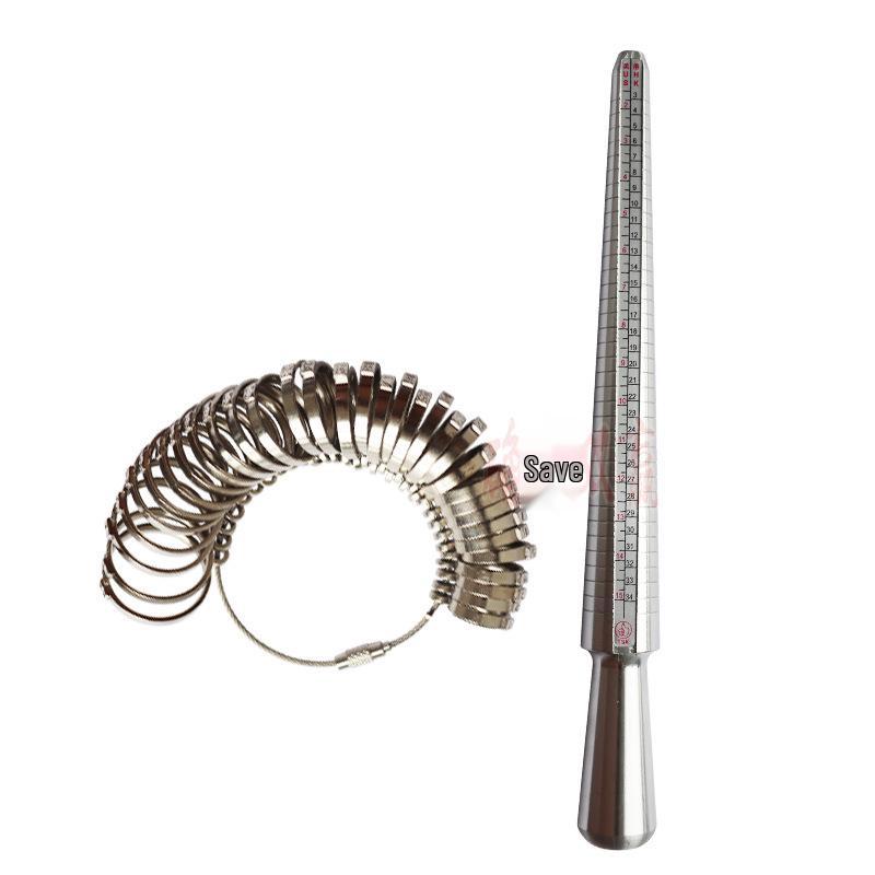 UKUS Multinational Ring Sizer: Korean, American, Japanese, English Size Stick