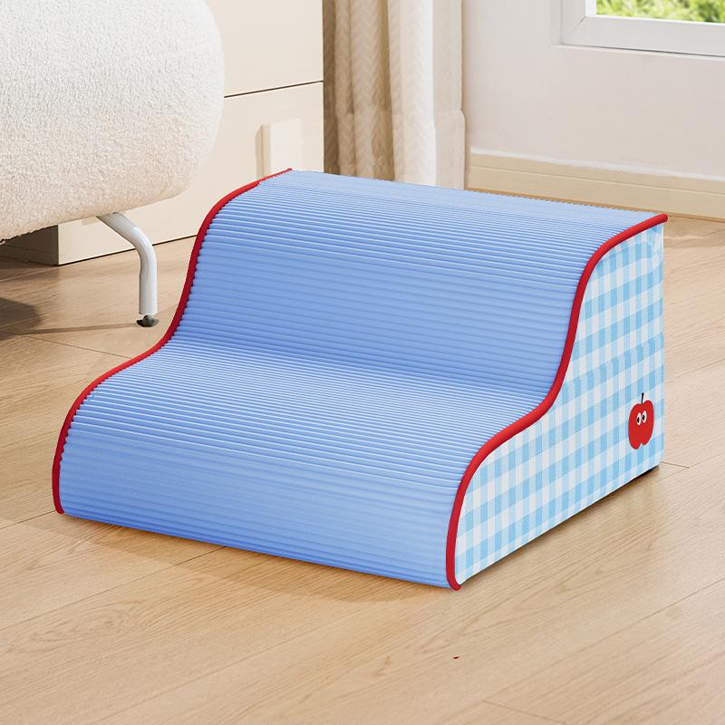 

Pet Safety Stairs Slope Cats Dog Stairs Household Multi-Step Ladder Dog Trainings Supplies Washable Dog Stairs for Sofa Bed