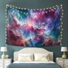 Nebula Tapestry Fancy Purple Space Star Wall Art Bedroom Aesthetic Space Mysterious Fantasy Night Sky Room Decoration Bedroom