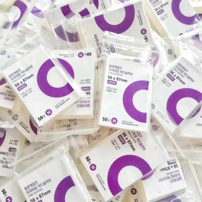 Card Sleeves Kpop Photocard Sleeves Practical Card Holders Clear Card Protector for Trading Cards Kpop Photocards