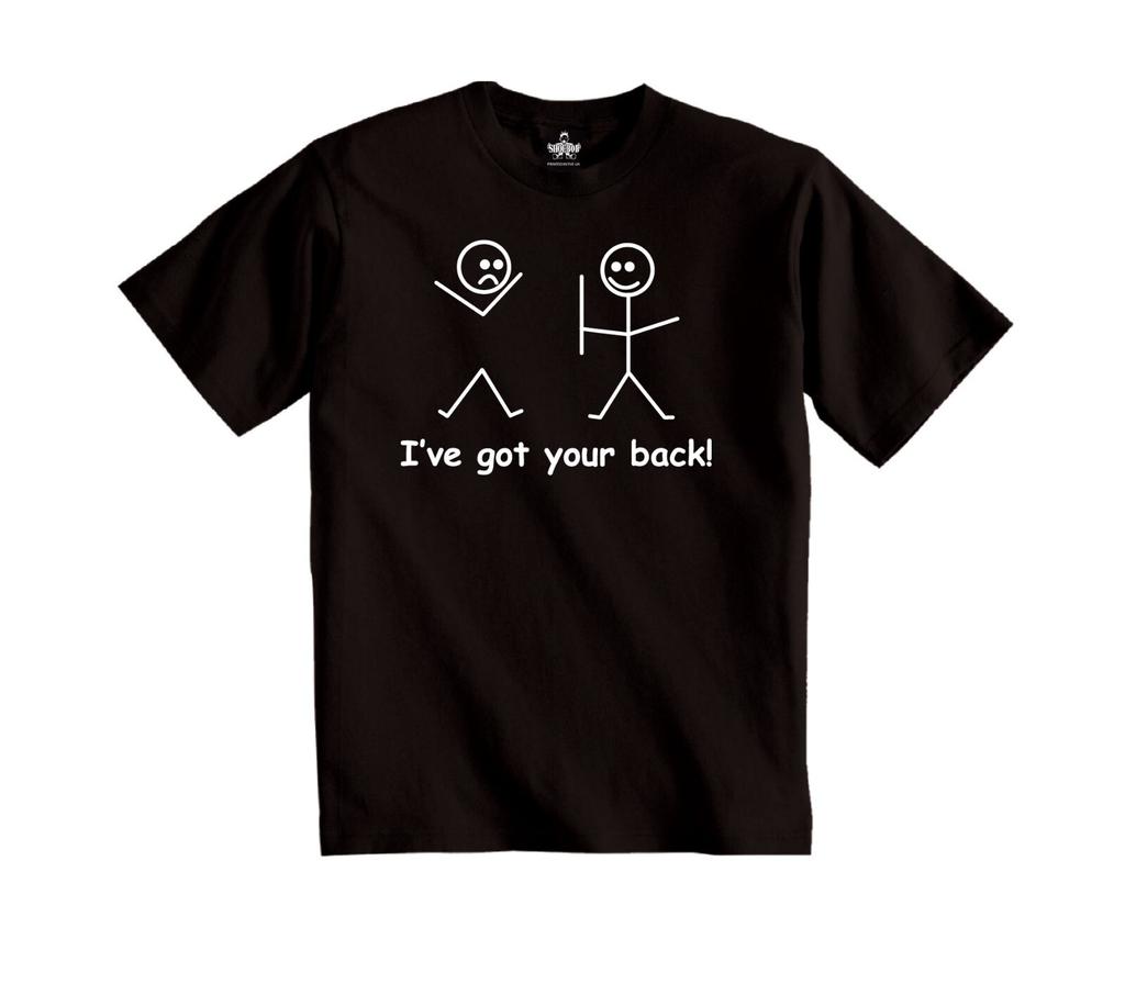 Tričko Stick Person I've got Your Back Ideální dámský nebo pánský unisexový klasický top