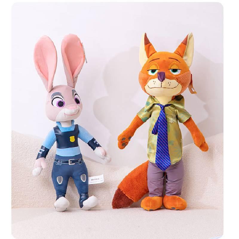 Zootopia Judy Hopps Nick Wilde Plush Toy Cute Cartoon Girl Holiday Doll Gift