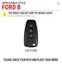 Car Sticker Car Sticker 2025 Hot Car Key Case Fob Cover Holder Shell For Ford Ranger C-Max S-Max Focus Galaxy Mondeo Transit Tou