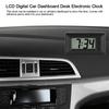 Self-Adhesive Car Electronic Clock Ultra-Thin Dashboard Clock Portable Mini Car Clock  Desktop
