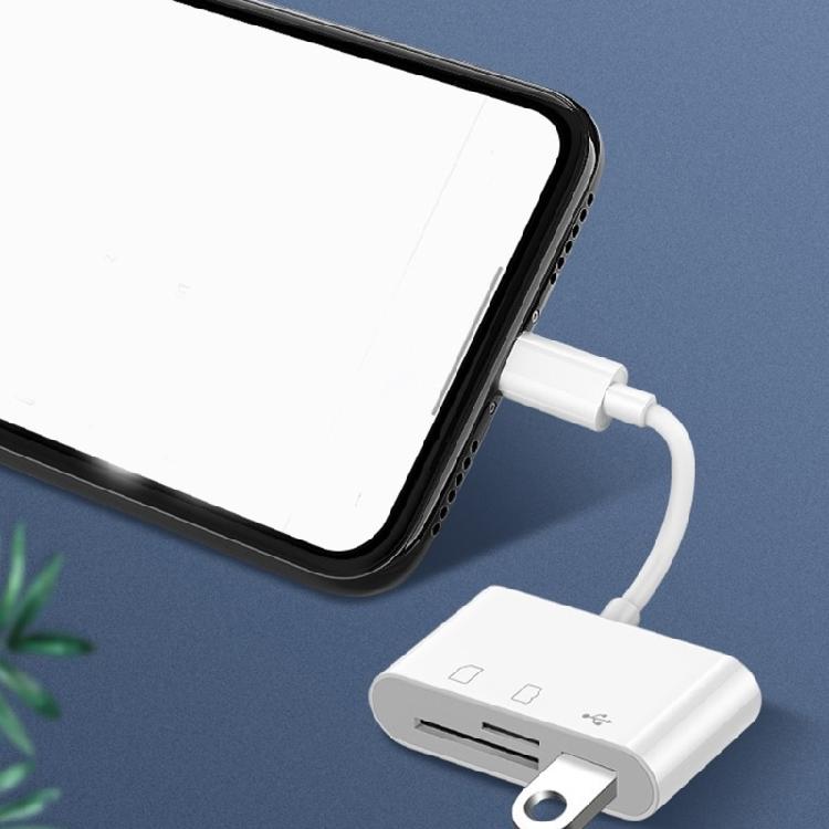 USB C to TF Card Reader Converters Fast Data Transfer PVC Texture Card Adapters Suitable for Tablets Phones Computers
