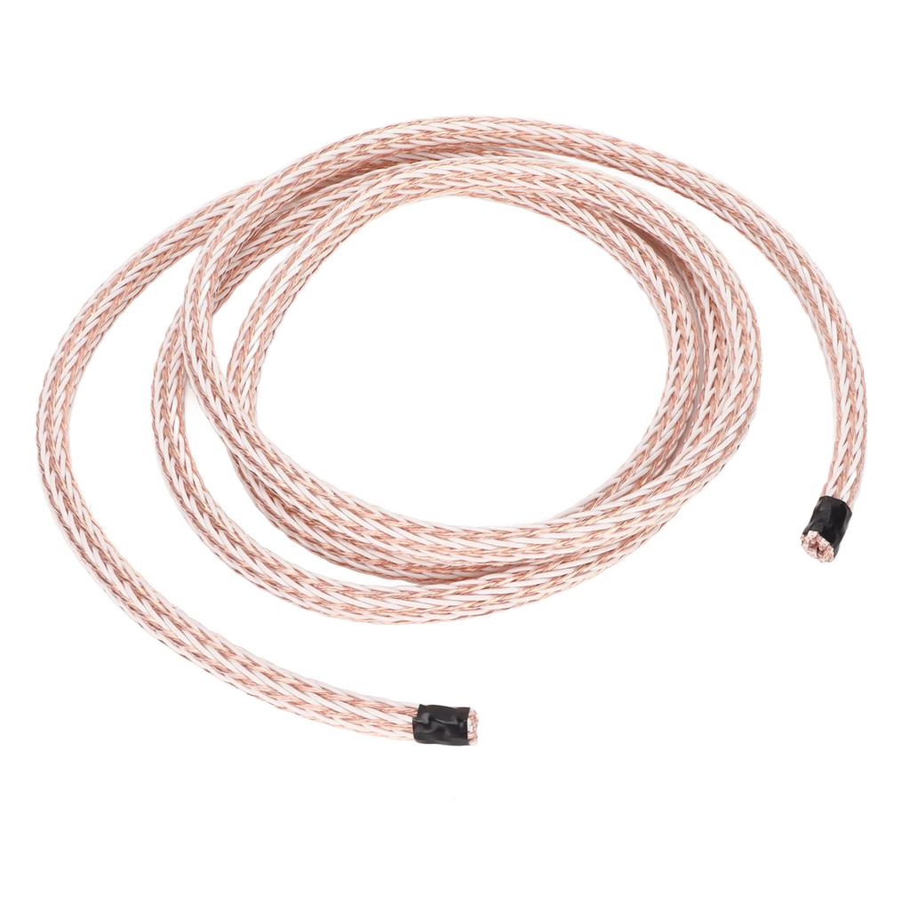 12TC RCA Cable 24 Core HiFi OCC Copper RCA Interconnect Cord for Sound and Imaging Equipment 2.5m