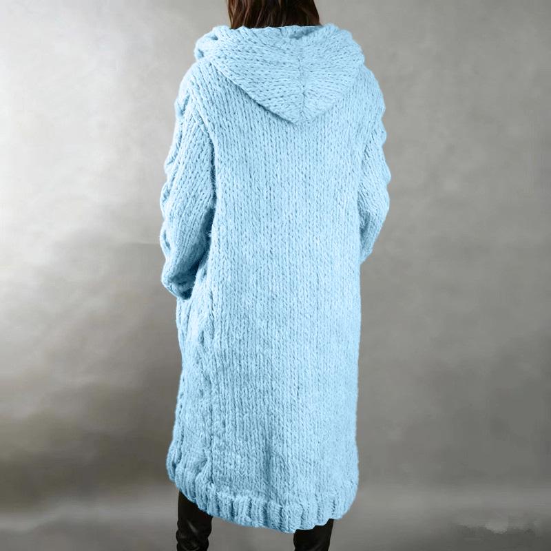 Europäischer & Amerikanischer Damen Plus Size Strickjacke Pullover Mantel - Neue Mode Strickwaren 2026