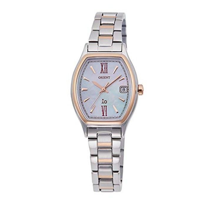 [Orient] iO RN-WG0010A Women s Solar Watch - White Dial, Pink Band