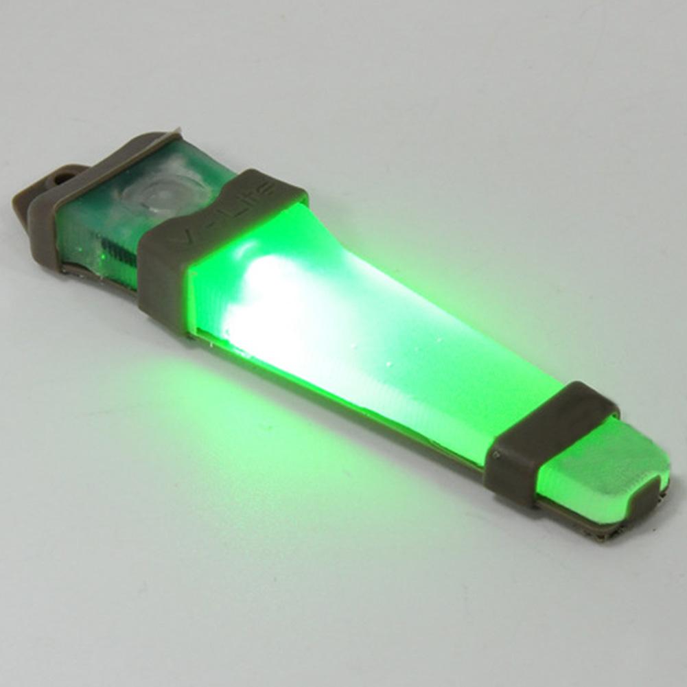 LED Safety Survival Signal Flash Light With Magic Tape Backed Tactical Helmet Lights Blue Flashing Lamp