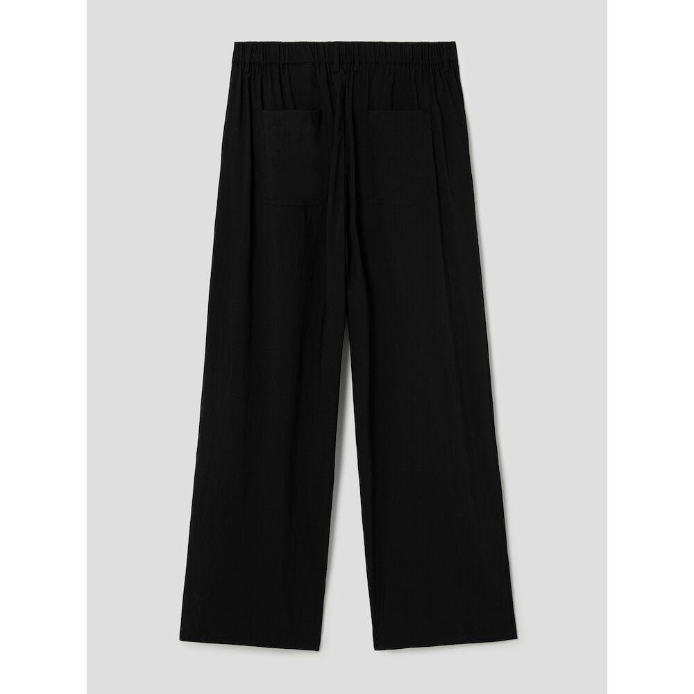 8SECONDS Summer Double-Pleated Half-Banding Slacks Black (454821Lqx5)