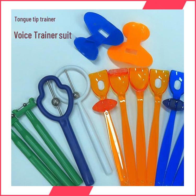 Children's Speech Therapy Tongue Trainer Set: Aphasia Correction Tool