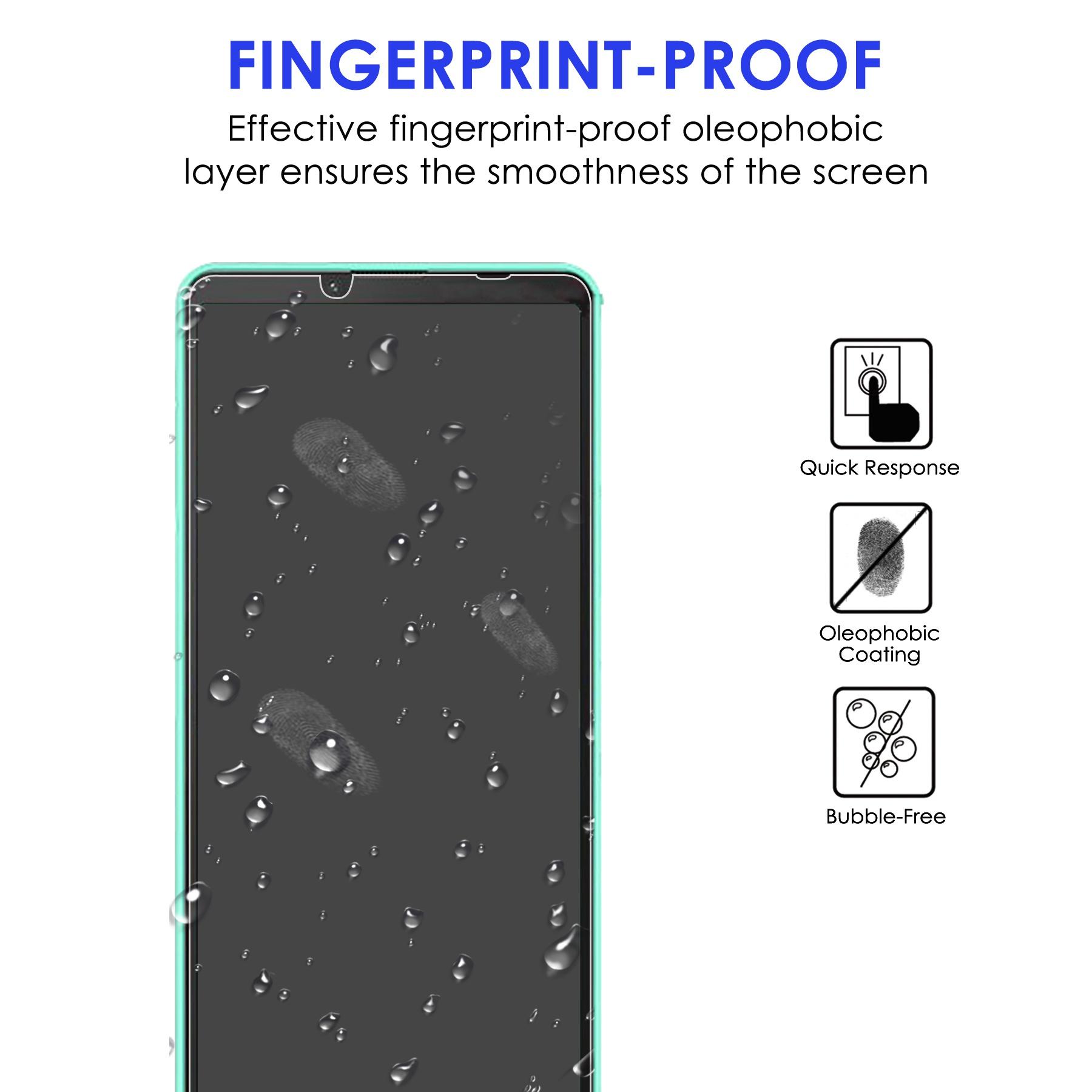 

For Sony Xperia 10 IV Premium HD Clarity 2.5D Bursting-resistant Protector Anti-oil Tempered Glass Screen Film Type A